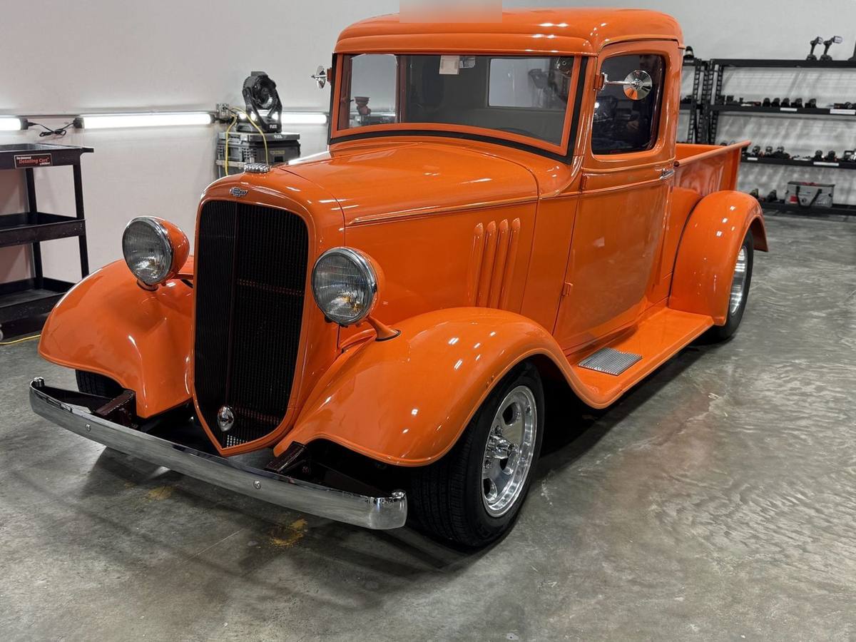 1930s Chevrolet pickup. Paint corrected
